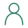 Green person outline