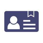 Membership card icon