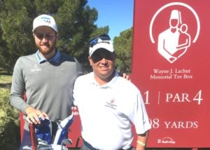 John Scott with PGA Tour Pro Chris Kirk