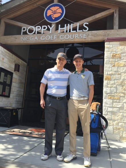 Youth on Course member Alex Marshall at NCGA Poppy Hills Golf Course