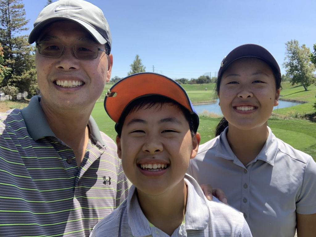 Eric Huang and family