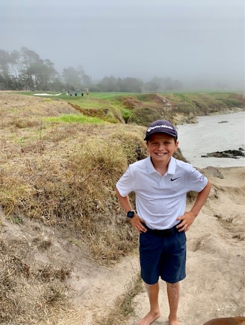 Youth on Course member Essa Janecek at Pacific Grove Golf Links