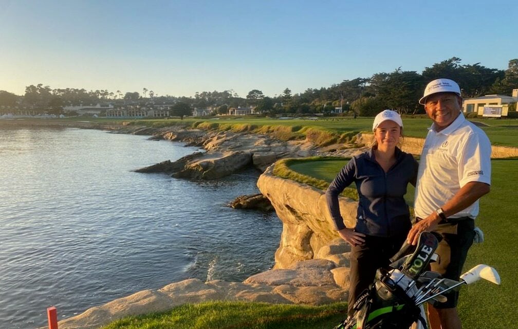 Youth on Course Member Theresa Shaw at Pebble Beach