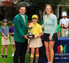 Youth on Course member Milan Norton qualifying for the nation Drive, Chip, & Putt competition