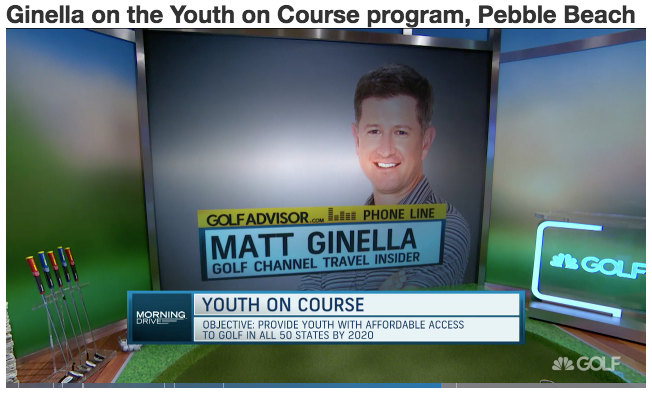 Golf Channel: Ginella on Youth on Course program