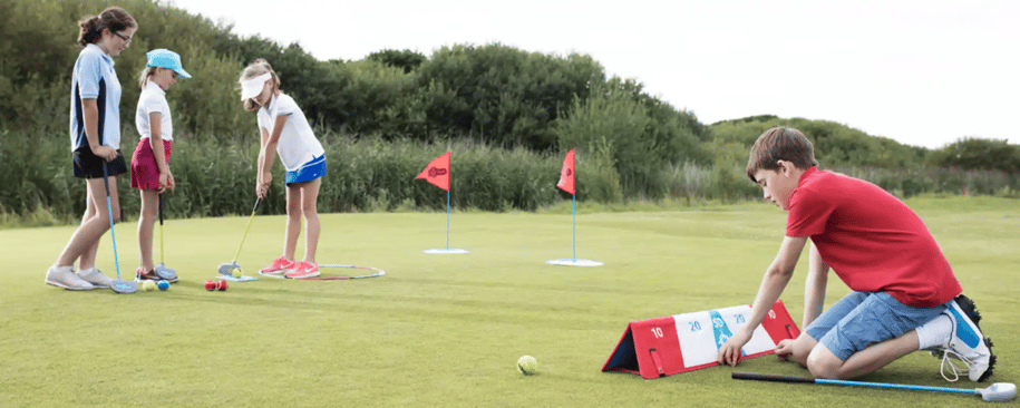 ShortGolf first touch playing and coaching system