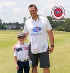 Youth on Course member Jack Helle with father Jason Helle