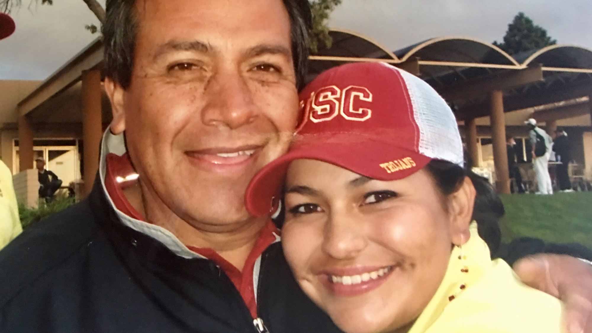 Lizette Salas and her Dad