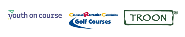 Youth on Course, Cincinnati Recreation Commission and Troon Logos