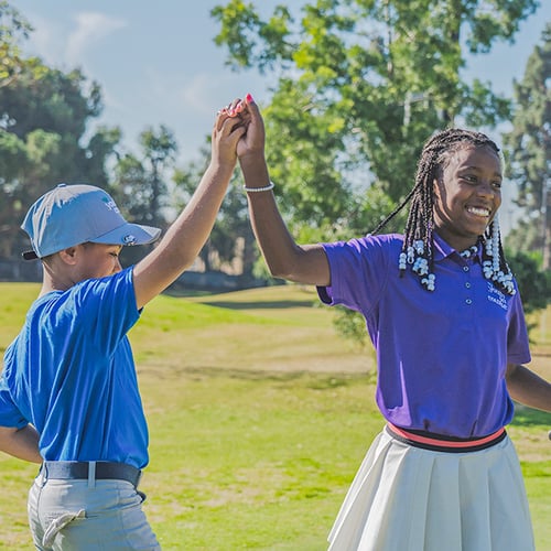 Youth-on-Course-Members_LA-Shoot_High-Five-Edit
